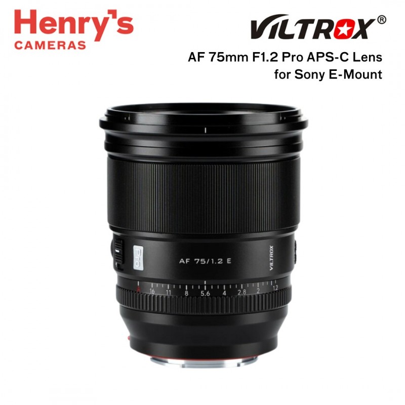 Viltrox AF 75mm F1.2 Pro APS-C Lens for Sony E-Mount
